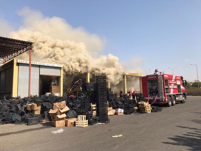 Şanlıurfa’da yangın sonrası patlama