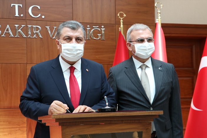 Sağlık Bakanı Fahrettin Koca'dan Diyarbakır'da önemli açıklamalar