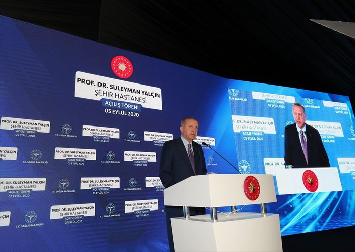 Cumhurbaşkanı Erdoğan, Göztepe Şehir Hastanesi'ni hizmete açtı