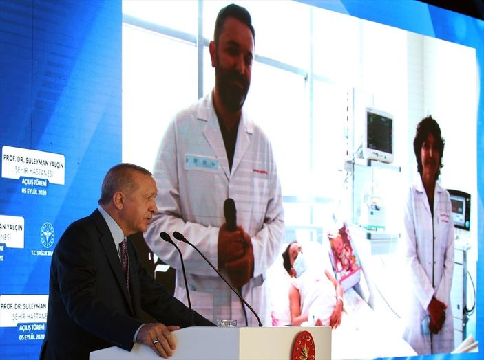 Cumhurbaşkanı Erdoğan, Göztepe Şehir Hastanesi'ni hizmete açtı