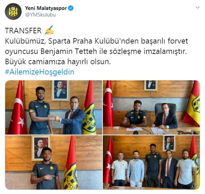 Tetteh, Yeni Malatyaspor'da