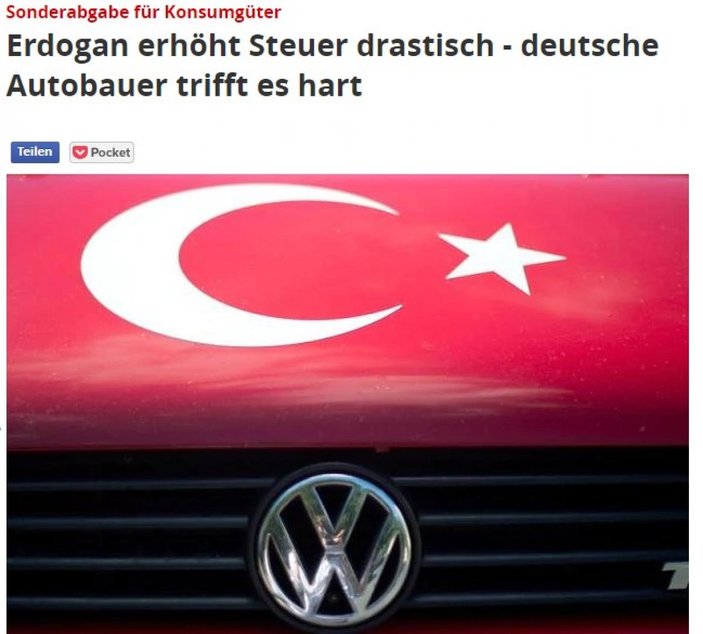 Türkiye’nin yeni ÖTV düzenlemesi Almanya’da endişe yarattı