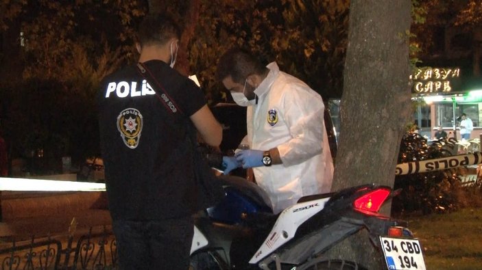 Fatih'te polisten kaçan motosiklet sürücüsü kaza yaptı