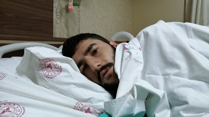 Rize'de taş zannetti, kafasından yorgun mermi çıktı