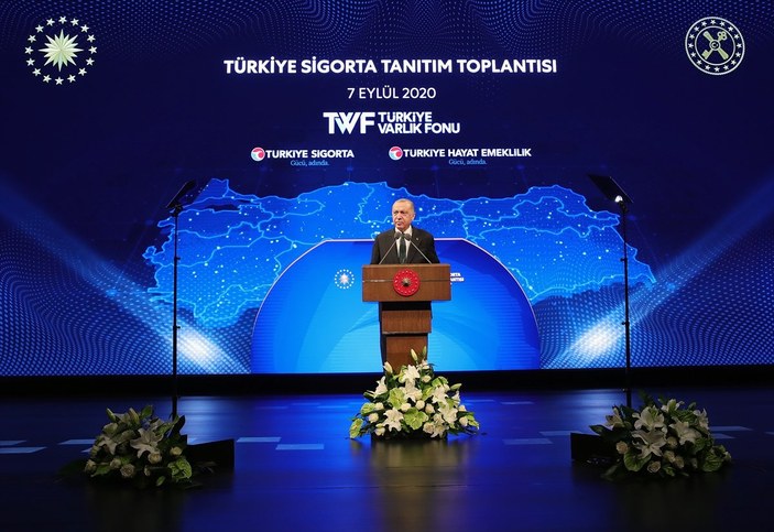 Erdoğan'dan, Türkiye Sigorta Tanıtım Töreni'nde açıklamalar
