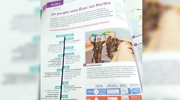 Fransa'da okul kitabında PKK propagandasına tepki
