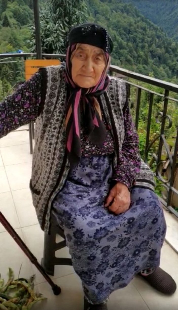 Rizeli Havva Nine 97 yaşında koronavirüsü yendi