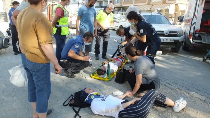 Balıkesir'de otomobil ile motosiklet çarpıştı: 2 yaralı