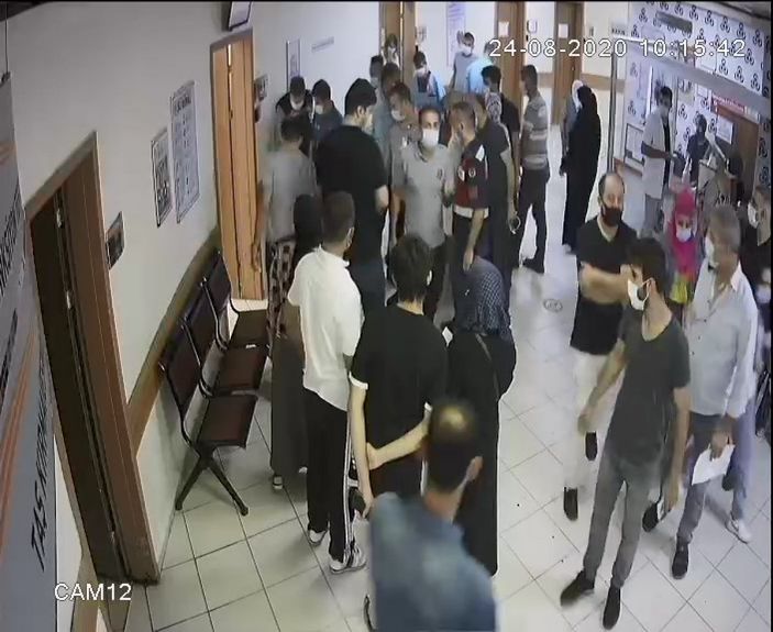 d Esenyurt'ta parmağı kopan hastanın görüntüsü