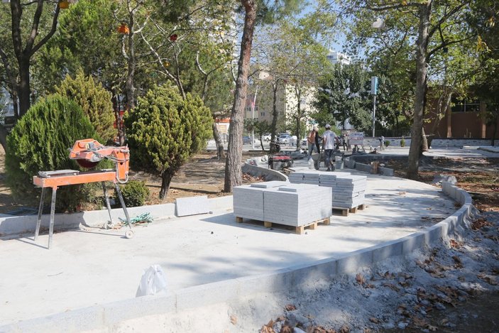Atakum Belediyesi Lozan Parkı'nı yeniliyor