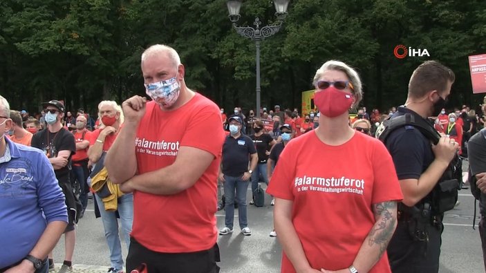 Almanya'da eğlence sektöründen protesto: Çöküşün eşiğindeyiz