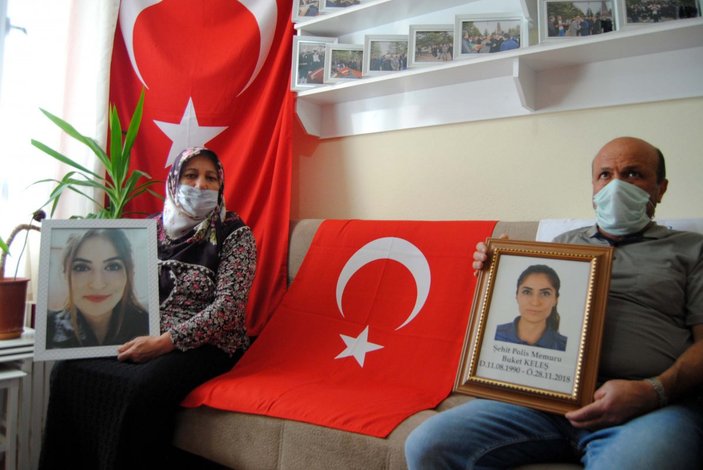 Şehit polis memuru Buket Keleş'in annesi: Kızımın kanını yerde koymayın