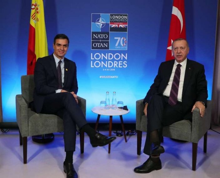 Cumhurbaşkanı Erdoğan, İspanya Başbakanı Sanchez ile telefonda görüştü