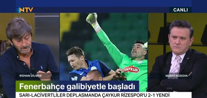 Rıdvan Dilmen, Fenerbahçe Rizespor maçı sonrasında pozisyonları yorumladı