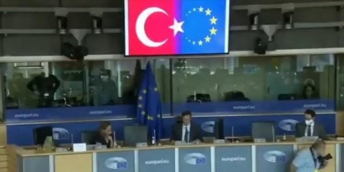 Alman vekil Avrupa Parlamentosu'nda Türk bayrağından rahatsız oldu