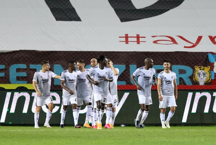 Beşiktaş, Trabzonspor'u 3 golle yendi
