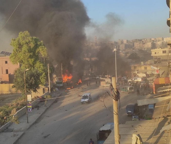 Afrin’de bomba yüklü araç patladı: 3 ölü