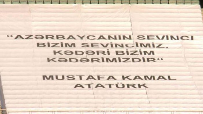 Neftçi Bakü'den Galatasaray'a Atatürk sürprizi
