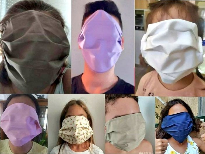 Yunanistan'da öğrencilere dağıtılan ücretsiz maskeler güldürdü