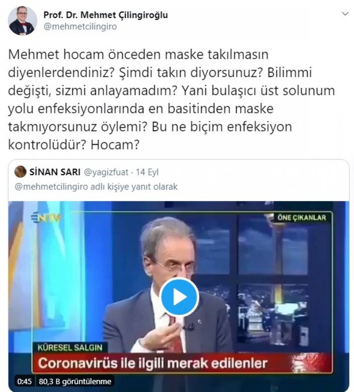 Mehmet Çilingiroğlu ile Mehmet Ceyhan sosyal medyadan atıştı