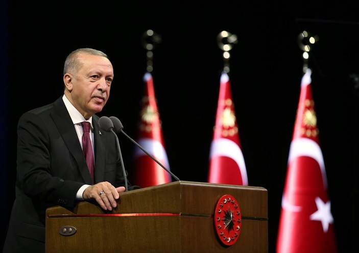Cumhurbaşkanı Erdoğan, Devlet Övünç Madalyası Tevcih Töreni'ne katıldı