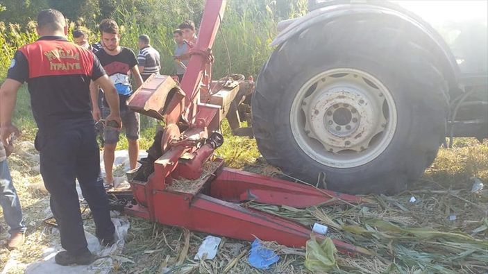 a Muğla'da kolunu silaj makinesine kaptıran çiftçi ağır yaralandı
