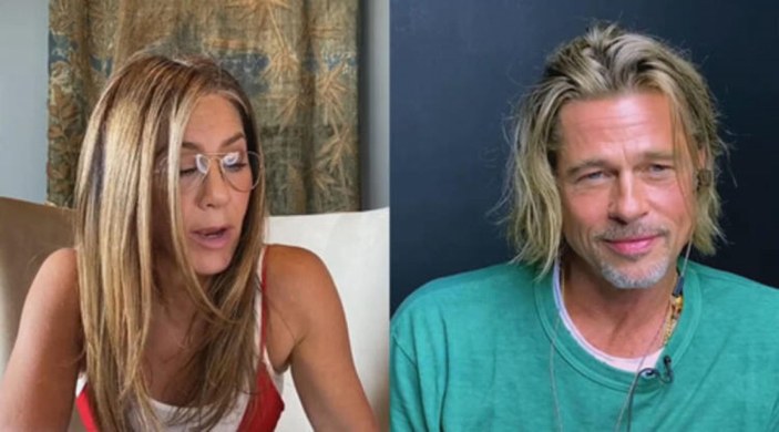 Brad Pitt ve Jennifer Aniston okuma etkinliğinde buluştu