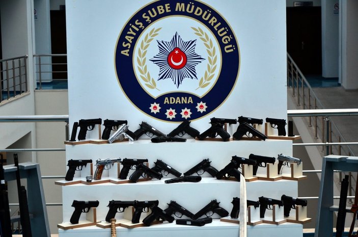 Adana polisi, bir haftada 68 silah ele geçirdi
