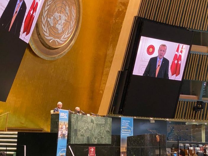 Cumhurbaşkanı Erdoğan'ın Birleşmiş Milletler Genel Kurul konuşması