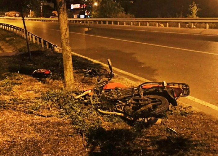 Samsun'da motosiklet kazası: 1 ölü