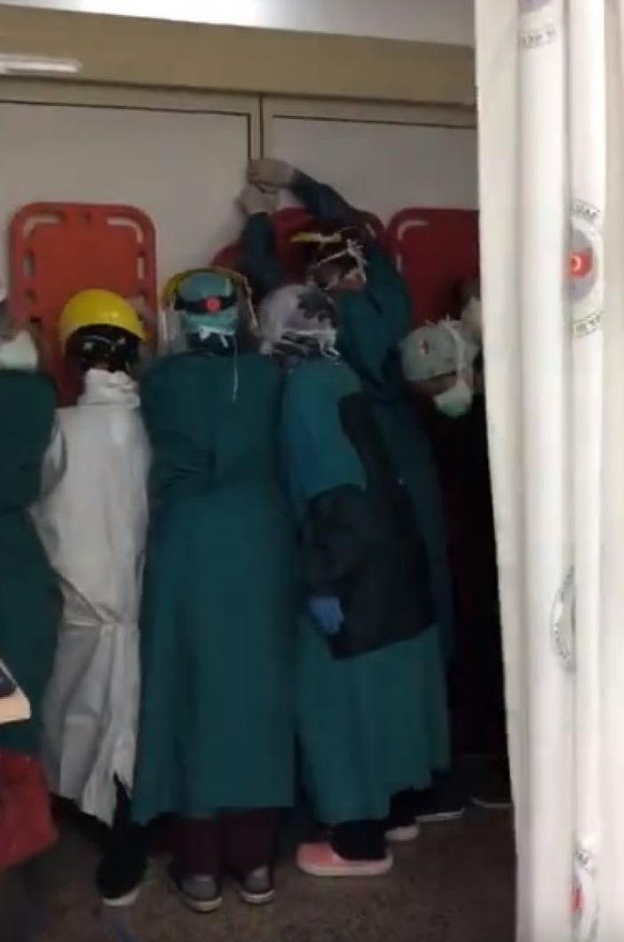 d Sağlık çalışanlarına saldırı girişimi soruşturmasında tutuklama talebi