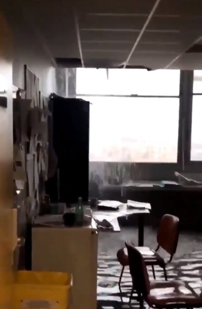 Fransa'da Timone Hastanesi'ni su bastı