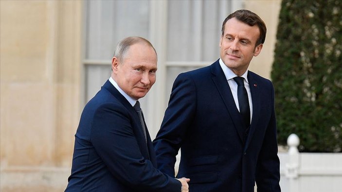 Fransa'da Macron ile Putin görüşmesini yayımlayan gazeteler hakkında soruşturma başlatıldı