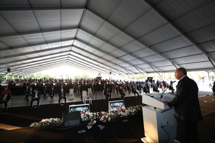 Cumhurbaşkanı Erdoğan, Gaziantep'te toplu açılış töreninde