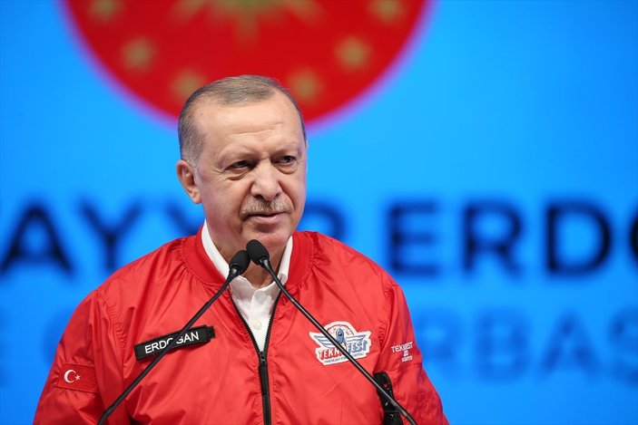 Cumhurbaşkanı Erdoğan Gaziantep'te düzenlenen Teknofest'te