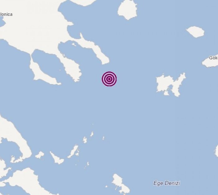 Ege Denizi’nde 4.6 büyüklüğünde deprem
