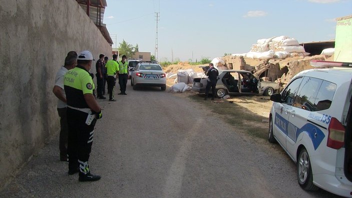 Kahramanmaraş'ta polisten kaçan şüpheli kaza yaptı