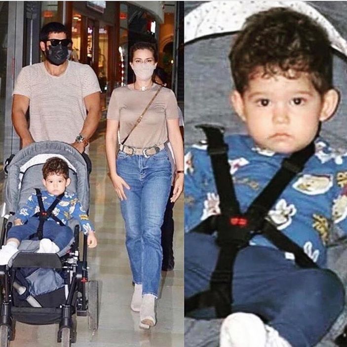 Burak Özçivit ile Fahriye Evcen alışverişte