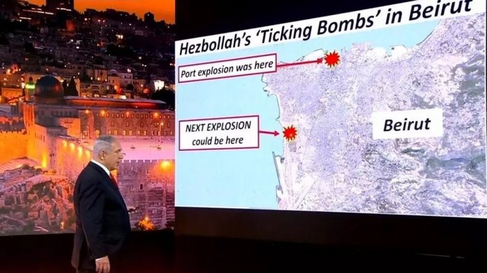Netanyahu: Beyrut'ta yeni bir patlama olabilir