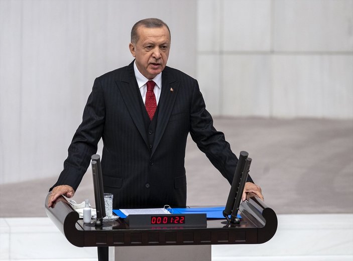 Cumhurbaşkanı Erdoğan, Meclis'te