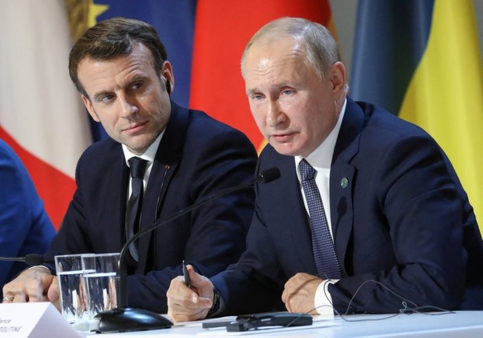 Putin ve Macron, Dağlık Karabağ'ı görüştü