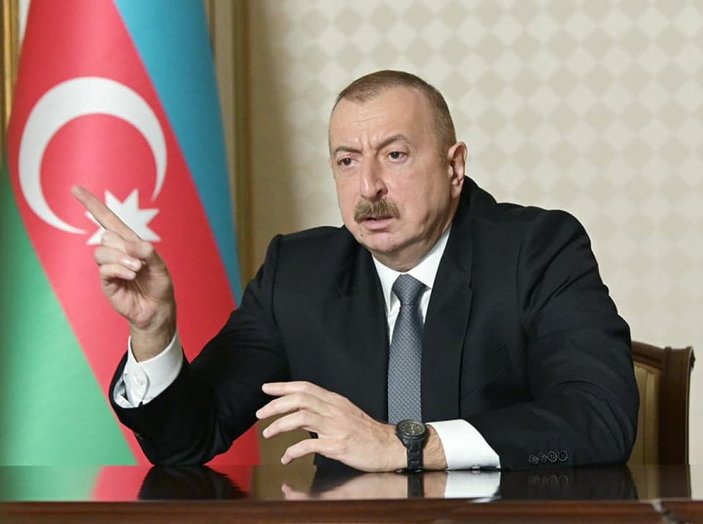İlham Aliyev'den Paşinyan'a: Korkma gel teke tek savaşalım