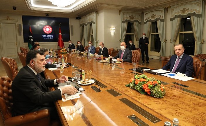 Cumhurbaşkanı Erdoğan, Serrac'ı kabul etti