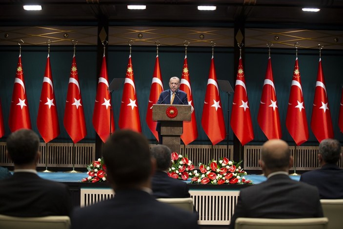 Cumhurbaşkanı Erdoğan'ın kabine toplantısı sonrası açıklamaları