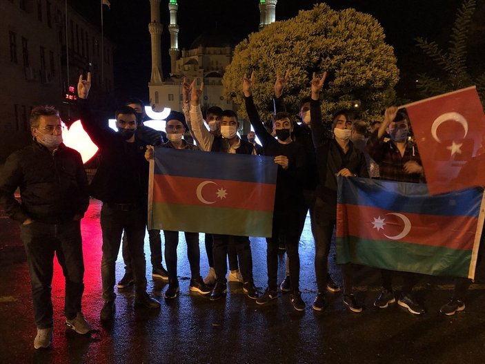 Iğdır'da Azerbaycan'a destek konvoyu