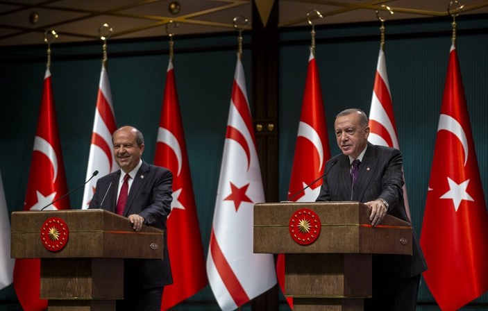 Cumhurbaşkanı Erdoğan, KKTC Su Hattı açılışında