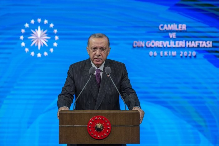Cumhurbaşkanı Erdoğan, Camiler ve Din Görevlileri Haftası programında