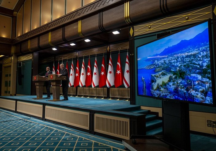 Cumhurbaşkanı Erdoğan, KKTC Su Hattı açılışında
