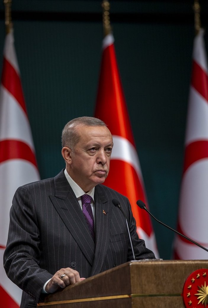 Cumhurbaşkanı Erdoğan KKTC'ye verilecek suyla ilgili: Biz bu işi yaparız dedik ve yaptık