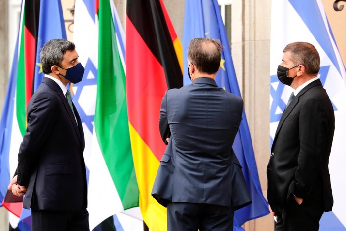 Almanya, BAE ve İsrailli bakanları buluşturdu